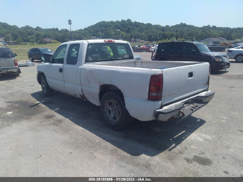 2003 GMC Sierra 1500 Work Truck VIN: 2GTEC19X331241675 Lot: 38107505