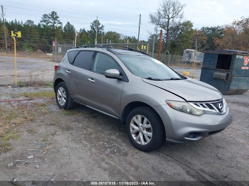 2011 Nissan Murano Sl VIN: JN8AZ1MW7BW182184 Lot: 38107818