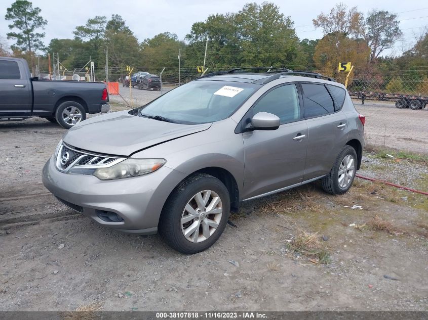 2011 Nissan Murano Sl VIN: JN8AZ1MW7BW182184 Lot: 38107818