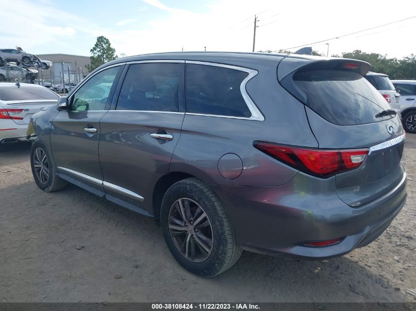 2018 Infiniti Qx60 VIN: 5N1DL0MNXJC515176 Lot: 38108424