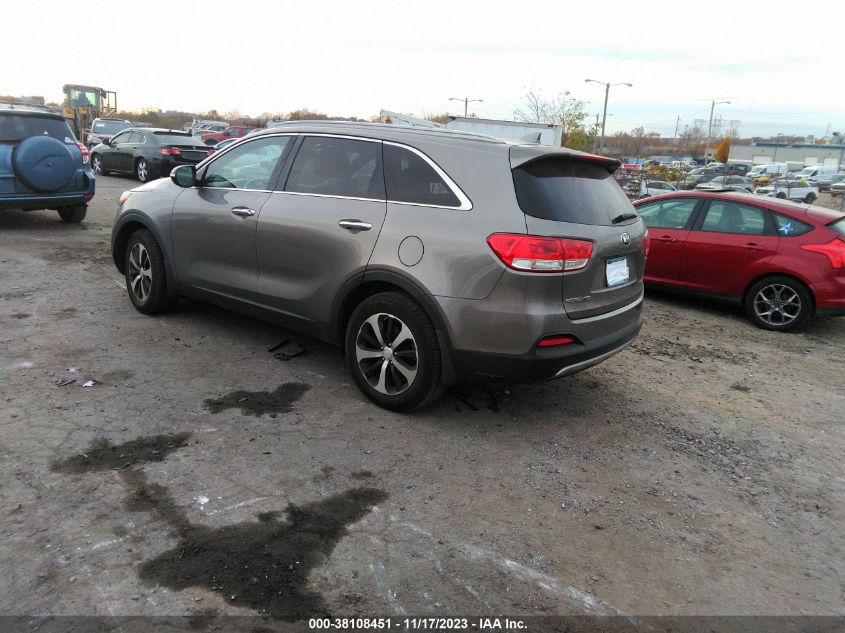 2016 Kia Sorento 2.0T Ex VIN: 5XYPH4A17GG001690 Lot: 38108451