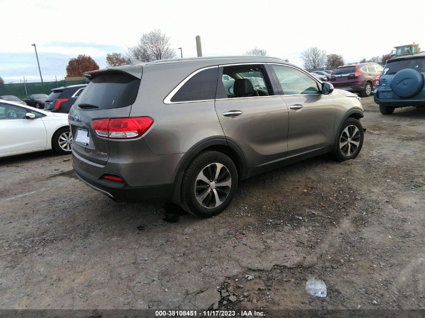 2016 Kia Sorento 2.0T Ex VIN: 5XYPH4A17GG001690 Lot: 38108451