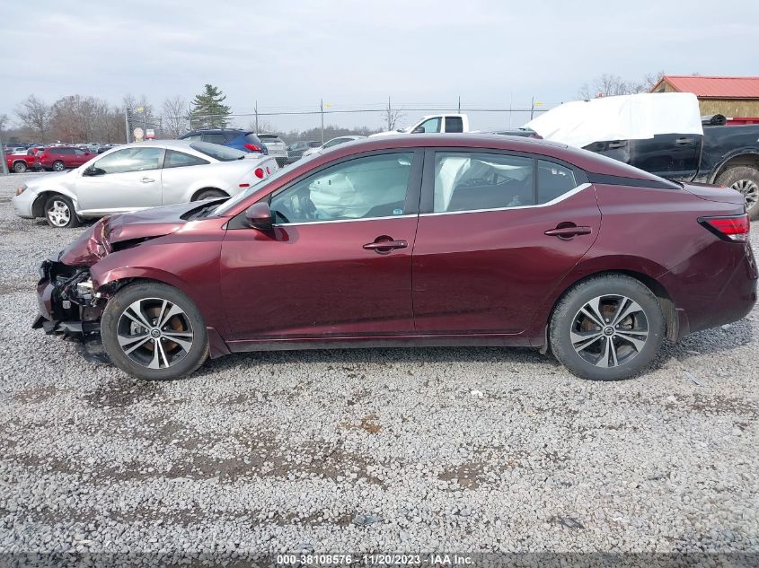 2021 Nissan Sentra Sv Xtronic Cvt VIN: 3N1AB8CV3MY329696 Lot: 38108576