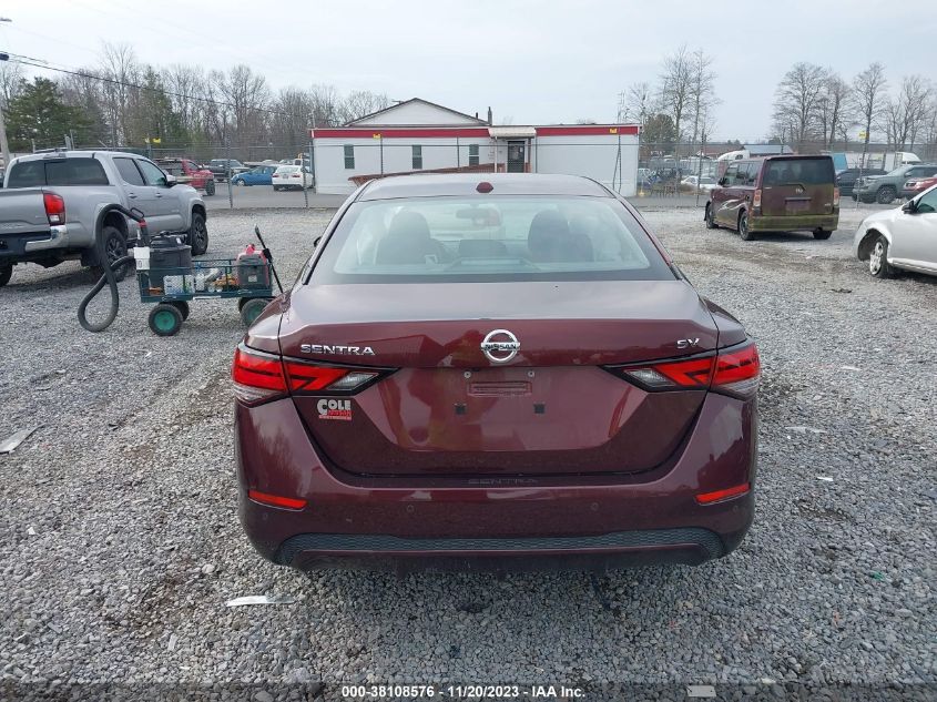 2021 Nissan Sentra Sv Xtronic Cvt VIN: 3N1AB8CV3MY329696 Lot: 38108576