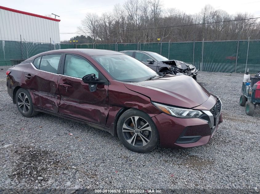 2021 Nissan Sentra Sv Xtronic Cvt VIN: 3N1AB8CV3MY329696 Lot: 38108576