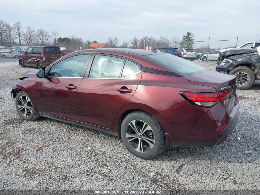 2021 Nissan Sentra Sv Xtronic Cvt VIN: 3N1AB8CV3MY329696 Lot: 38108576