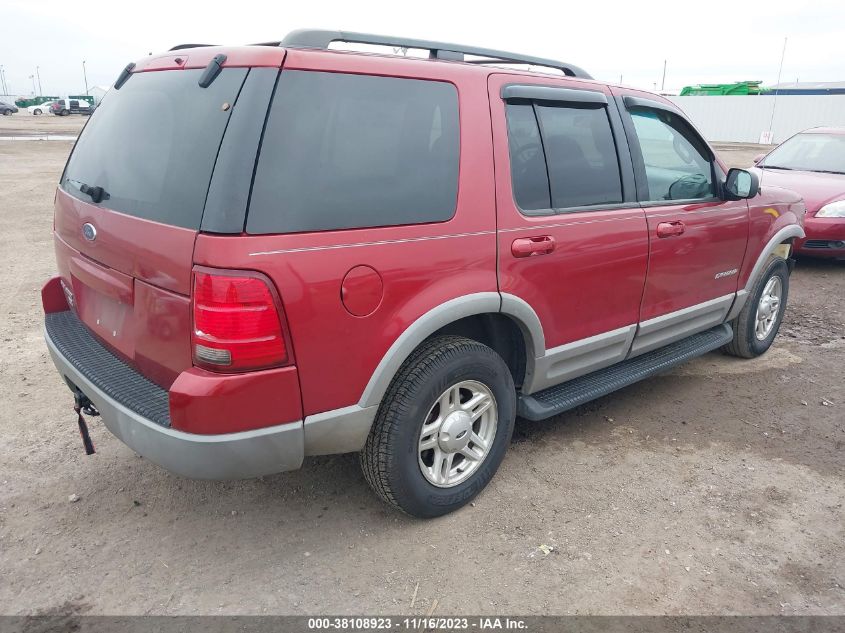 2002 Ford Explorer Xlt VIN: 1FMZU63E82ZB64578 Lot: 38108923