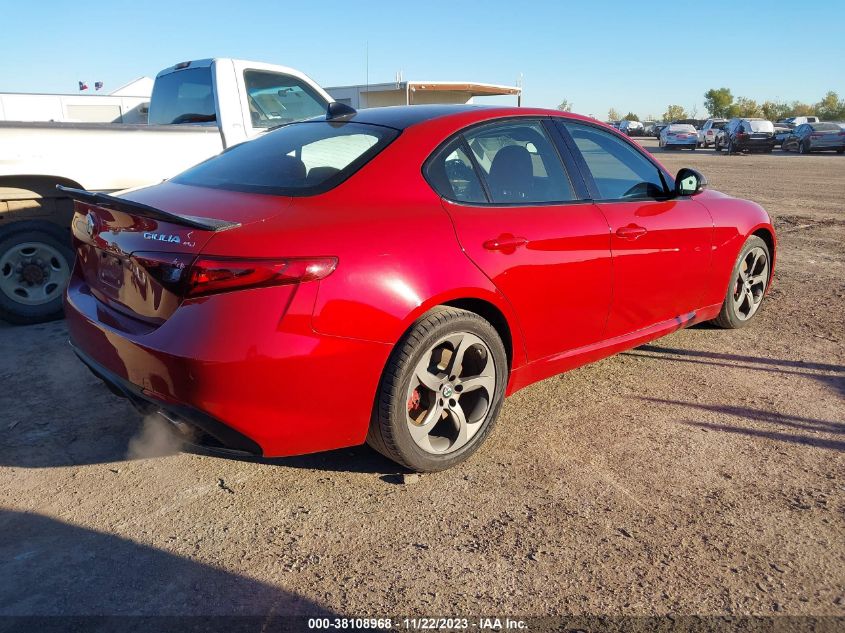 2017 Alfa Romeo Giulia Ti Awd VIN: ZARFAEEN7H7562155 Lot: 38108968