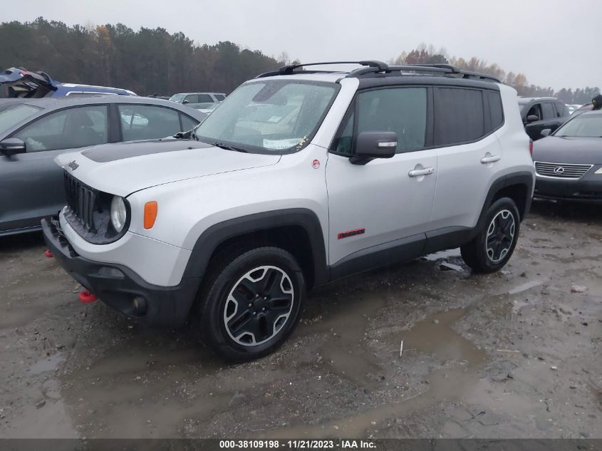 2017 Jeep Renegade Trailhawk 4X4 VIN: ZACCJBCB5HPE92310 Lot: 38109198