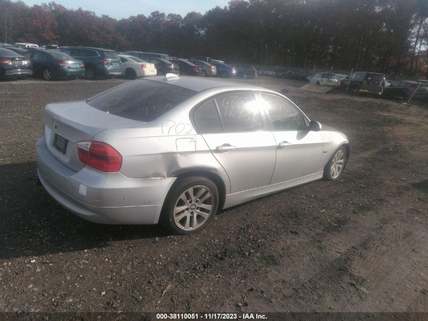 2006 BMW 325I VIN: WBAVB13516KX47422 Lot: 38110051