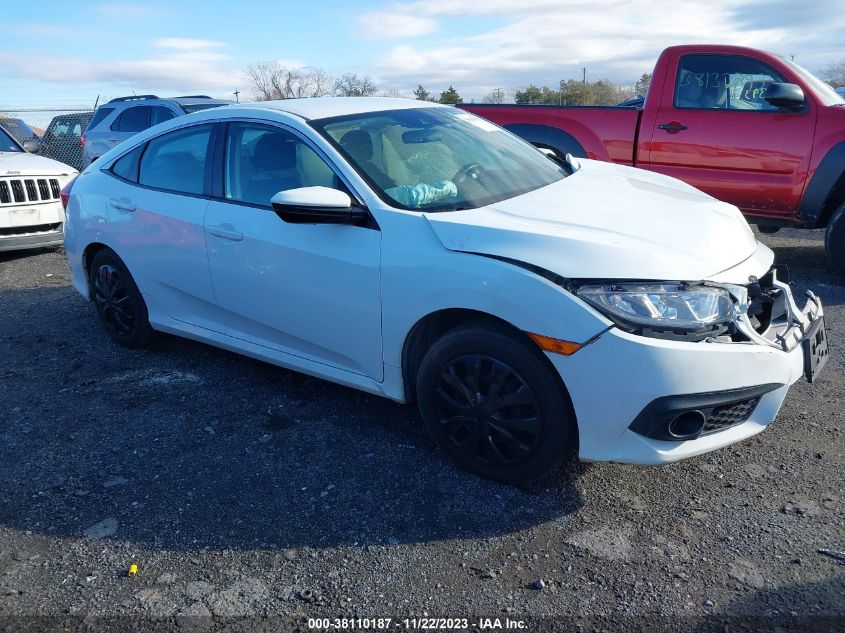 2016 Honda Civic Lx VIN: 19XFC2F60GE048852 Lot: 38110187