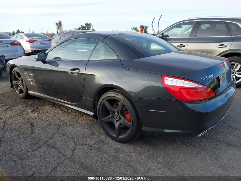2013 Mercedes-Benz Sl 550 VIN: WDDJK7DA2DF001220 Lot: 38110326