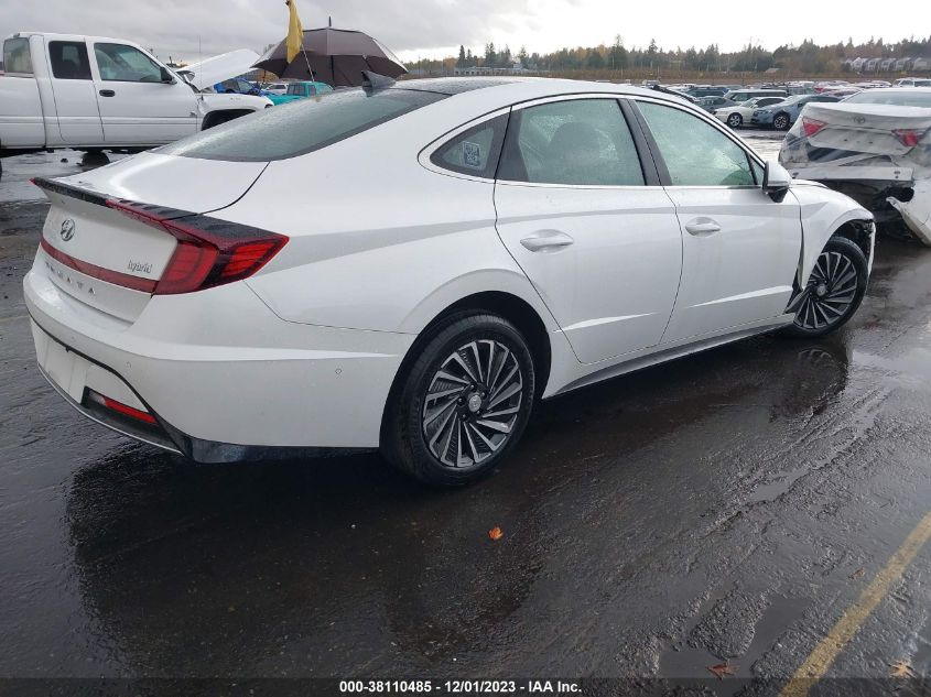 2022 Hyundai Sonata Hybrid Limited VIN: KMHL54JJ3NA045847 Lot: 38110485