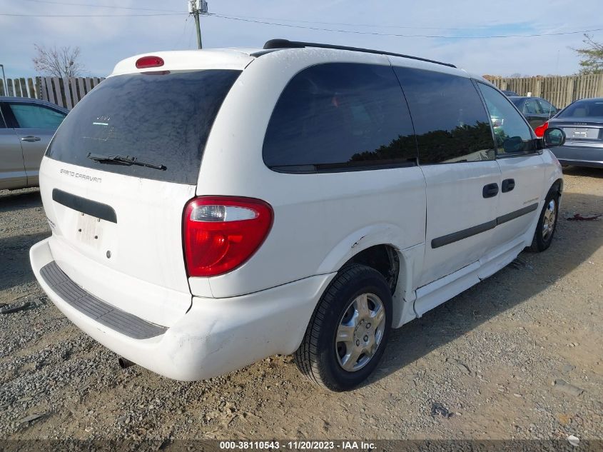 2005 Dodge Grand Caravan Se VIN: 2T2HZMAA3NC236142 Lot: 38110543