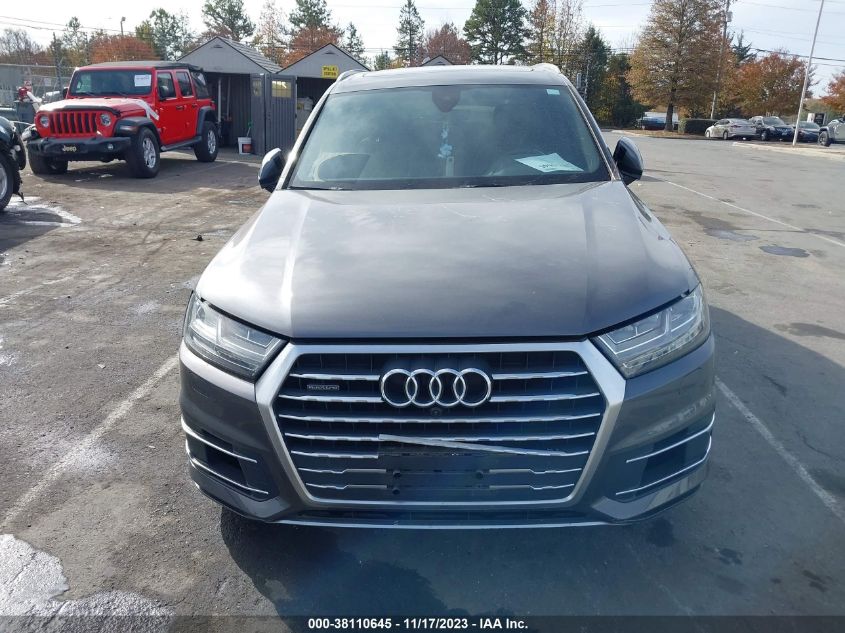 2019 Audi Q7 55 Premium/55 Se Premium VIN: WA1LAAF71KD001586 Lot: 38110645