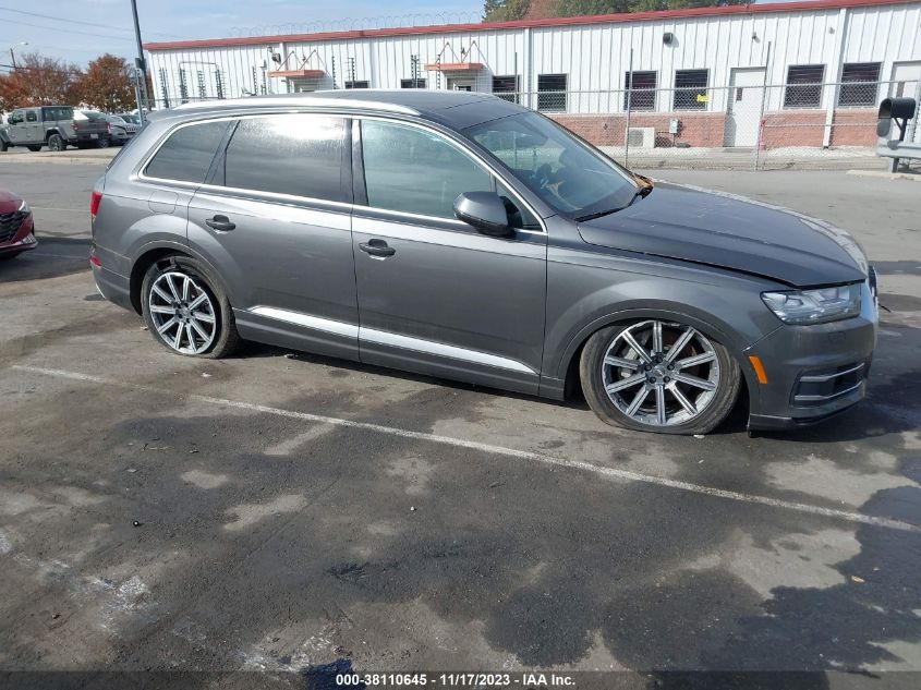 2019 Audi Q7 55 Premium/55 Se Premium VIN: WA1LAAF71KD001586 Lot: 38110645