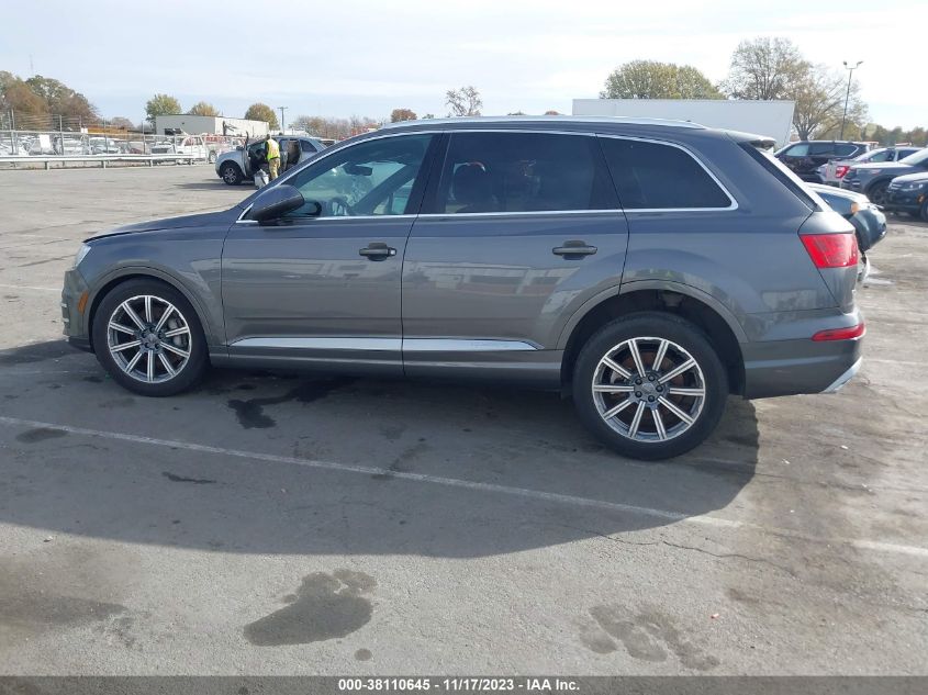 2019 Audi Q7 55 Premium/55 Se Premium VIN: WA1LAAF71KD001586 Lot: 38110645