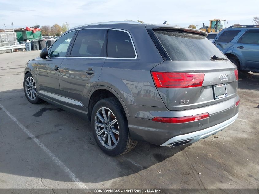 2019 Audi Q7 55 Premium/55 Se Premium VIN: WA1LAAF71KD001586 Lot: 38110645