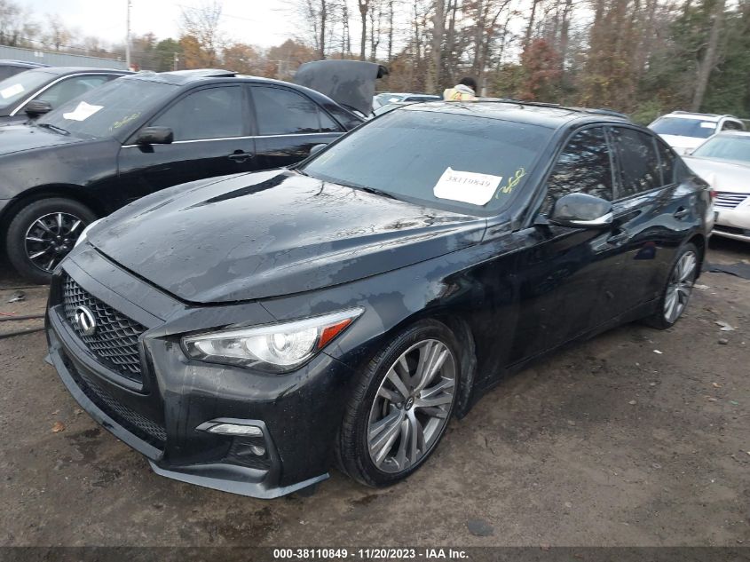 VIN JN1EV7ARXJM438311 2018 Infiniti Q50, 3.0T Sport no.2