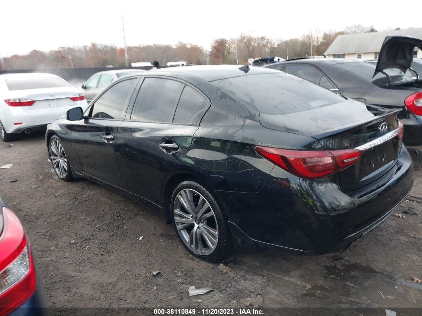 2018 Infiniti Q50 3.0T Sport VIN: JN1EV7ARXJM438311 Lot: 38110849