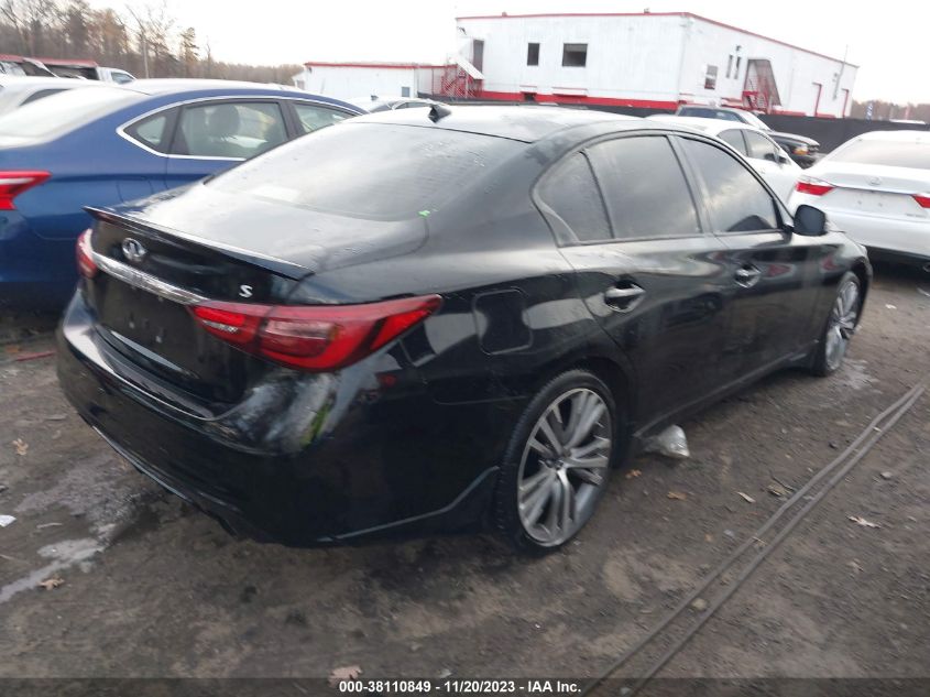 VIN JN1EV7ARXJM438311 2018 Infiniti Q50, 3.0T Sport no.4