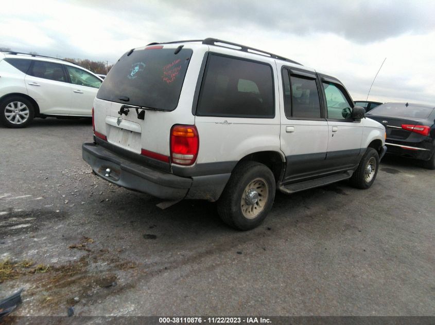 1998 Mercury Mountaineer VIN: 4M2ZU54E9WUJ45144 Lot: 38110876