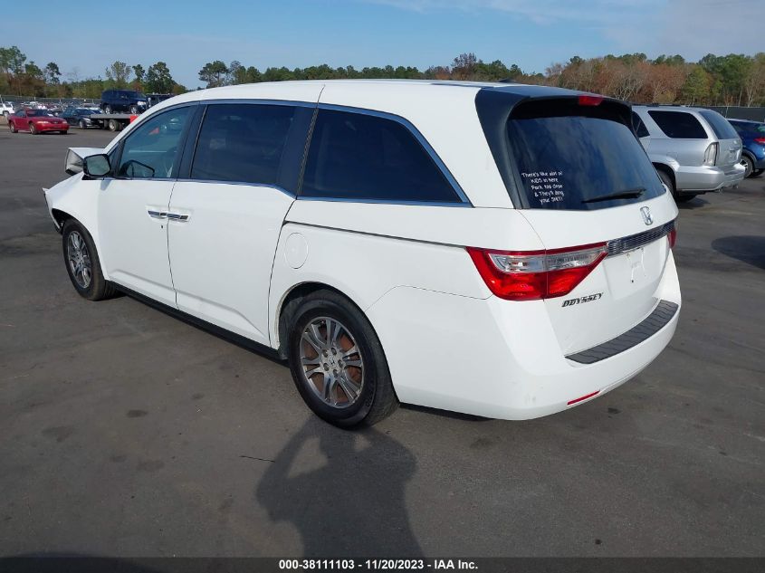 2013 Honda Odyssey Ex-L VIN: 4T4BF3EK8BR094550 Lot: 38111103