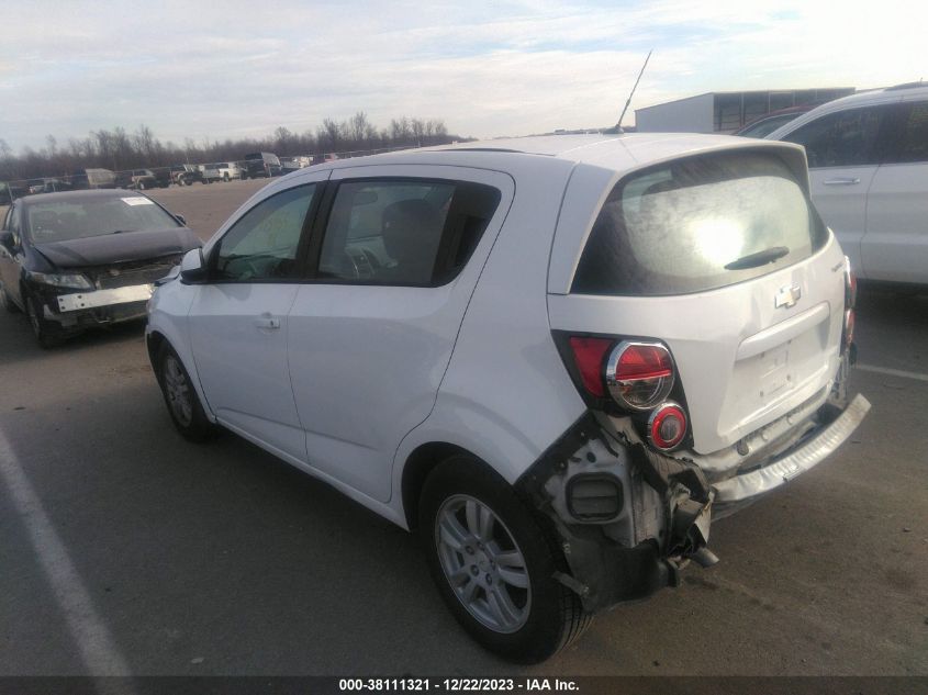 2012 Chevrolet Sonic 2Ls VIN: 1G1JA6SH7C4141242 Lot: 38111321