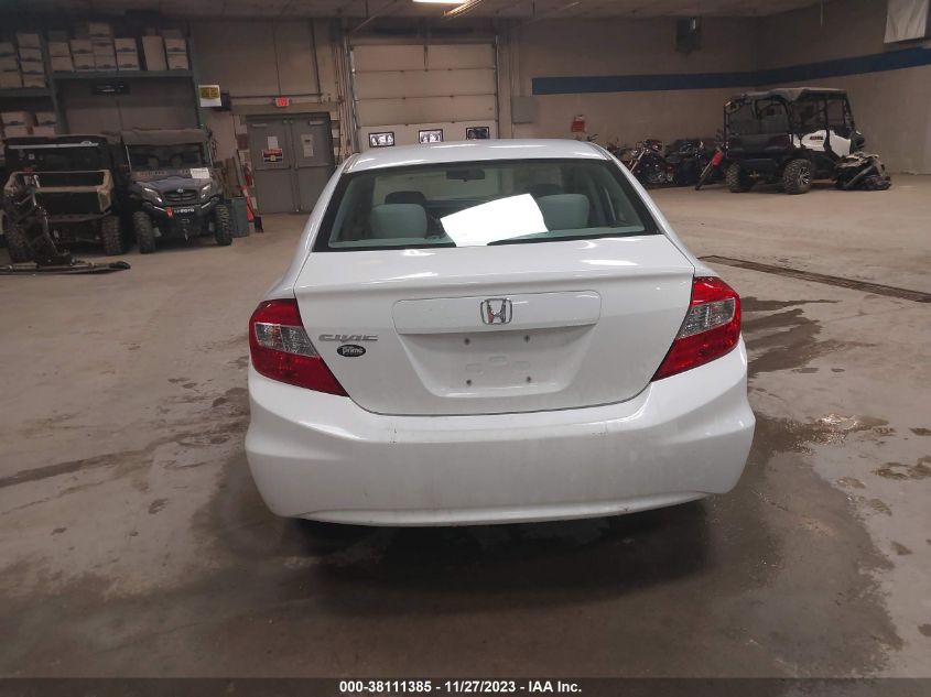 2012 Honda Civic Lx VIN: 2HGFB2F53CH558381 Lot: 38111385