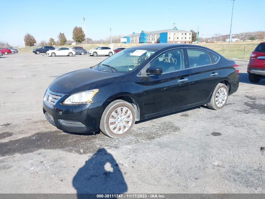 2015 Nissan Sentra Fe+ S/S/Sv/Sr/Sl VIN: 3N1AB7AP5FL660486 Lot: 38111747