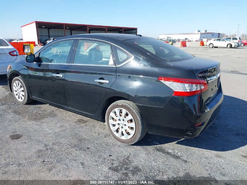 2015 Nissan Sentra Fe+ S/S/Sv/Sr/Sl VIN: 3N1AB7AP5FL660486 Lot: 38111747