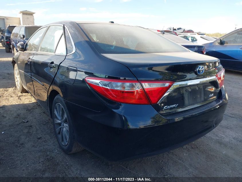 2016 Toyota Camry Hybrid Xle VIN: 4T1BD1FK7GU189904 Lot: 38112044