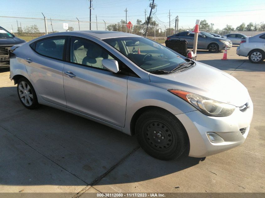 2012 Hyundai Elantra Limited (Ulsan Plant) VIN: KMHDH4AE3CU370704 Lot: 38112080