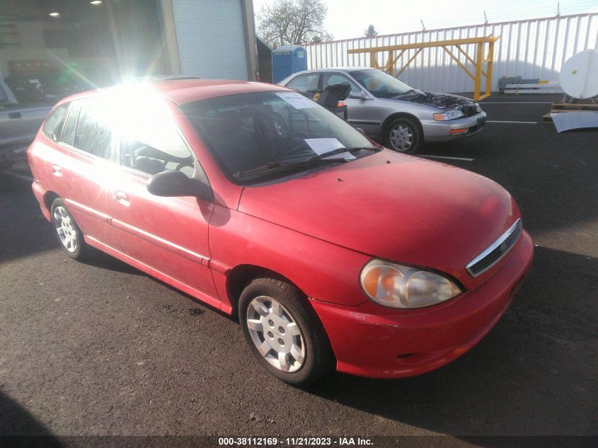 2002 Kia Rio Cinco (A4)/Cinco (M5) VIN: KNADC163526060918 Lot: 38112169