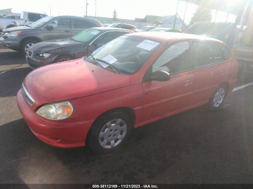 2002 Kia Rio Cinco (A4)/Cinco (M5) VIN: KNADC163526060918 Lot: 38112169