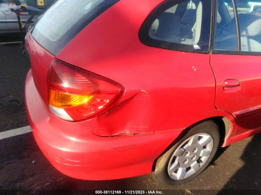 2002 Kia Rio Cinco (A4)/Cinco (M5) VIN: KNADC163526060918 Lot: 38112169