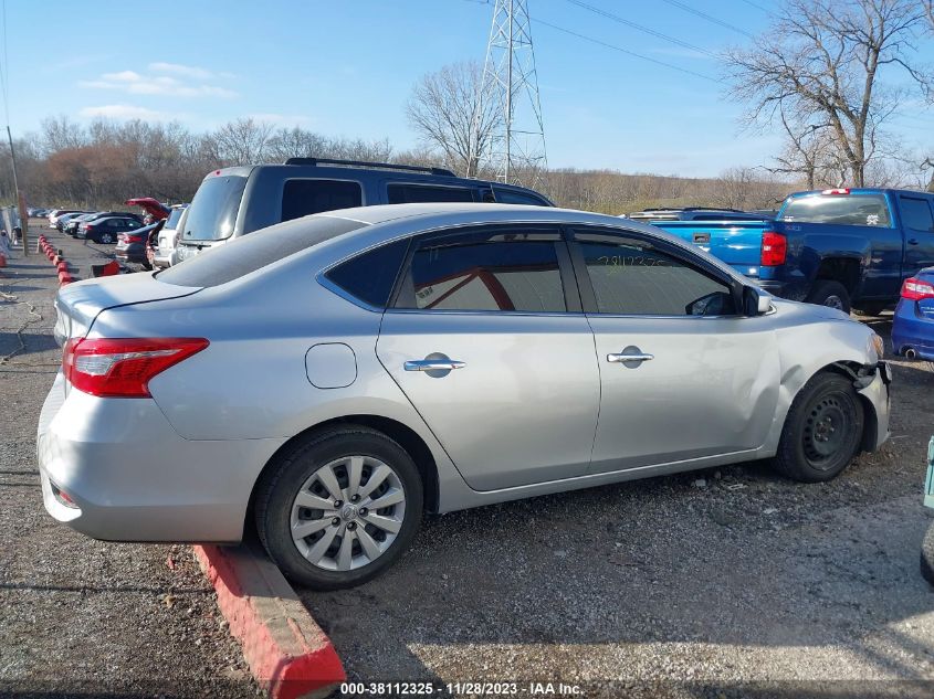 2016 Nissan Sentra Fe+ S/S/Sv/Sr/Sl VIN: 3N1AB7AP8GY262550 Lot: 38112325