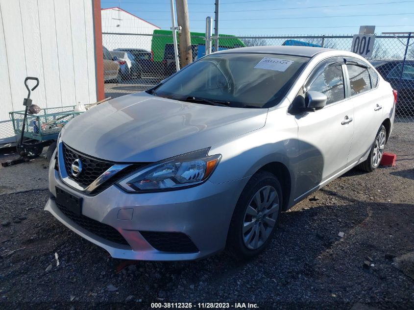 2016 Nissan Sentra Fe+ S/S/Sv/Sr/Sl VIN: 3N1AB7AP8GY262550 Lot: 38112325