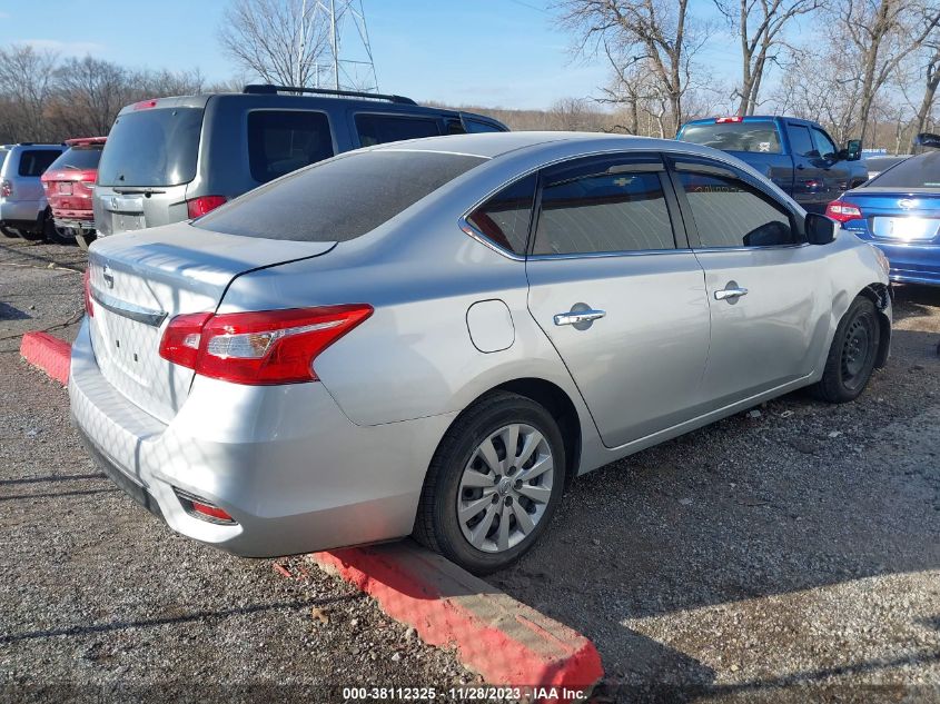 2016 Nissan Sentra Fe+ S/S/Sv/Sr/Sl VIN: 3N1AB7AP8GY262550 Lot: 38112325