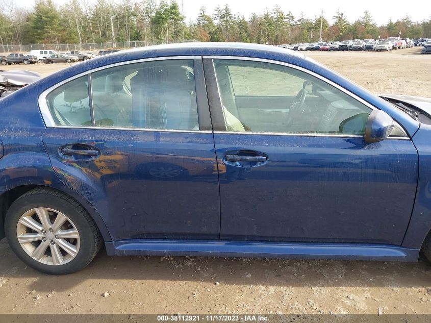 2011 Subaru Legacy 2.5I Premium VIN: 4S3BMBC66B3233844 Lot: 38112921