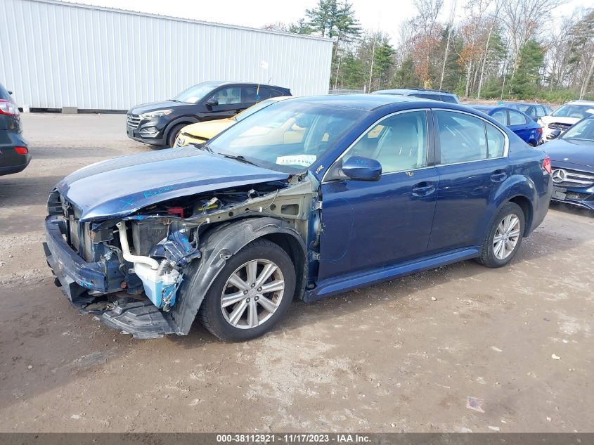 2011 Subaru Legacy 2.5I Premium VIN: 4S3BMBC66B3233844 Lot: 38112921