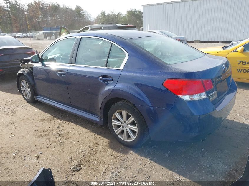 2011 Subaru Legacy 2.5I Premium VIN: 4S3BMBC66B3233844 Lot: 38112921