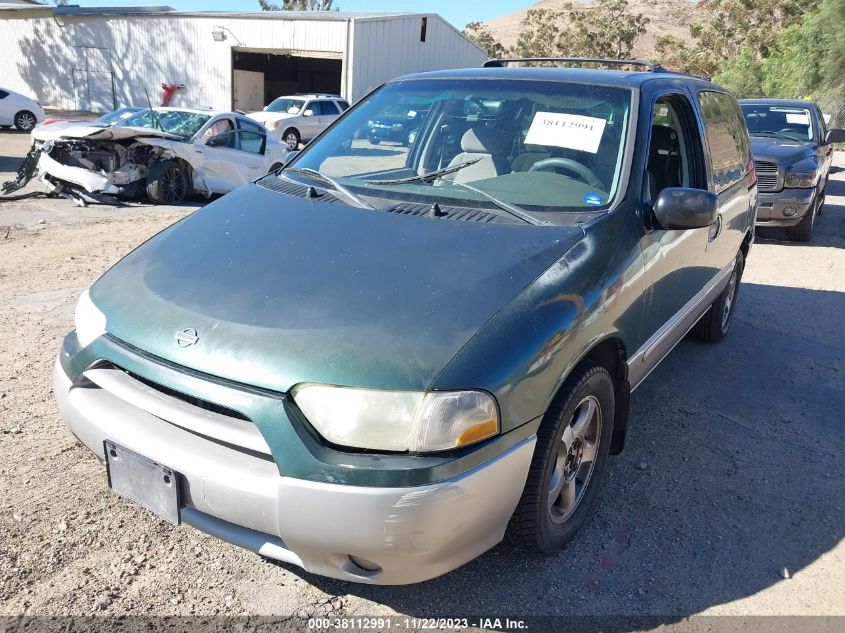 2002 Nissan Quest Se VIN: 4N2ZN16T62D806126 Lot: 38112991