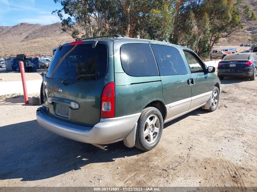 2002 Nissan Quest Se VIN: 4N2ZN16T62D806126 Lot: 38112991