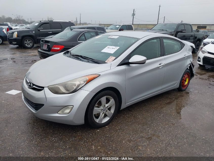 2013 Hyundai Elantra Gls (Ulsan Plant) VIN: KMHDH4AE9DU599986 Lot: 38113047