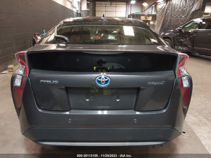 2018 Toyota Prius Three VIN: JTDKARFU1J3551526 Lot: 38113155