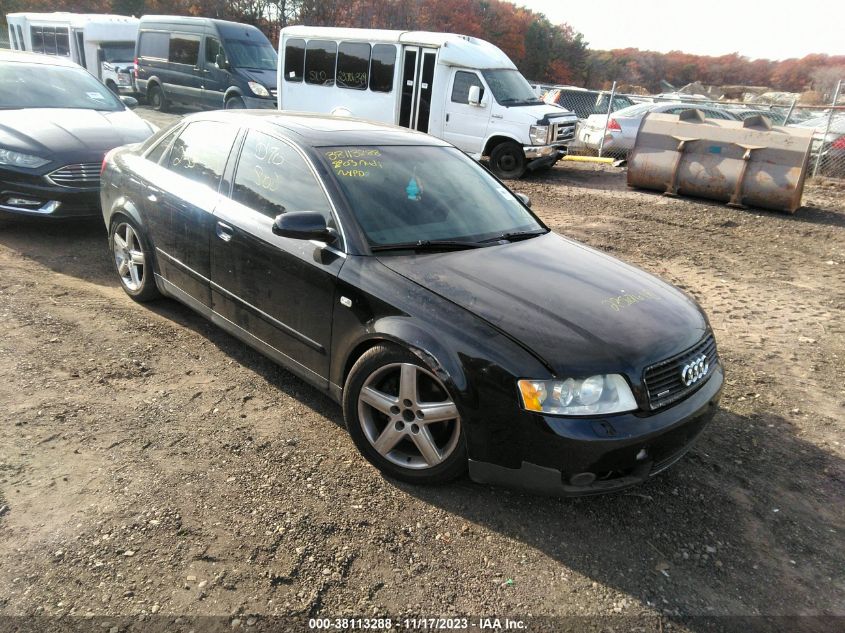 2003 Audi A4 3.0 VIN: WAULT68E23A333271 Lot: 38113288