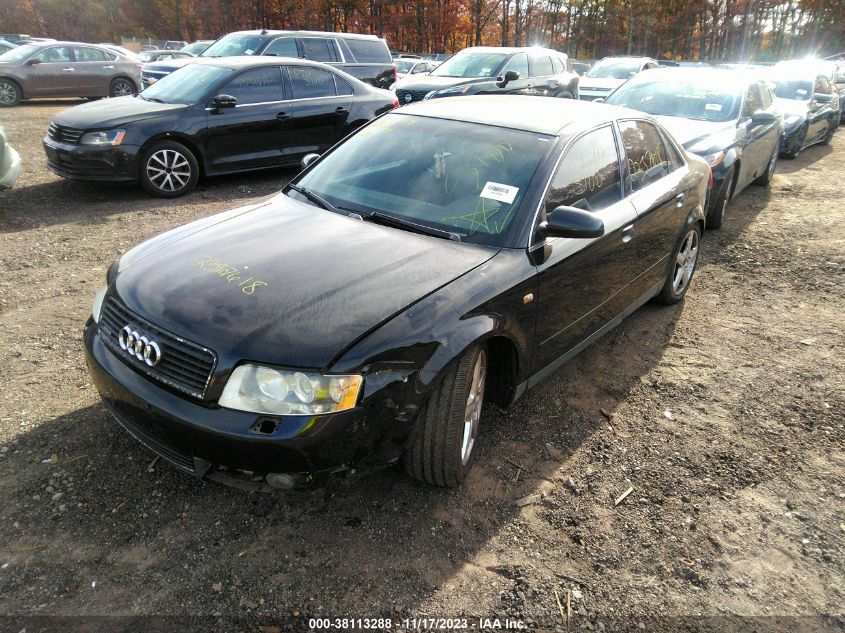 2003 Audi A4 3.0 VIN: WAULT68E23A333271 Lot: 38113288