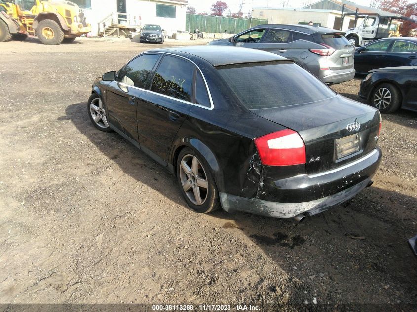 2003 Audi A4 3.0 VIN: WAULT68E23A333271 Lot: 38113288