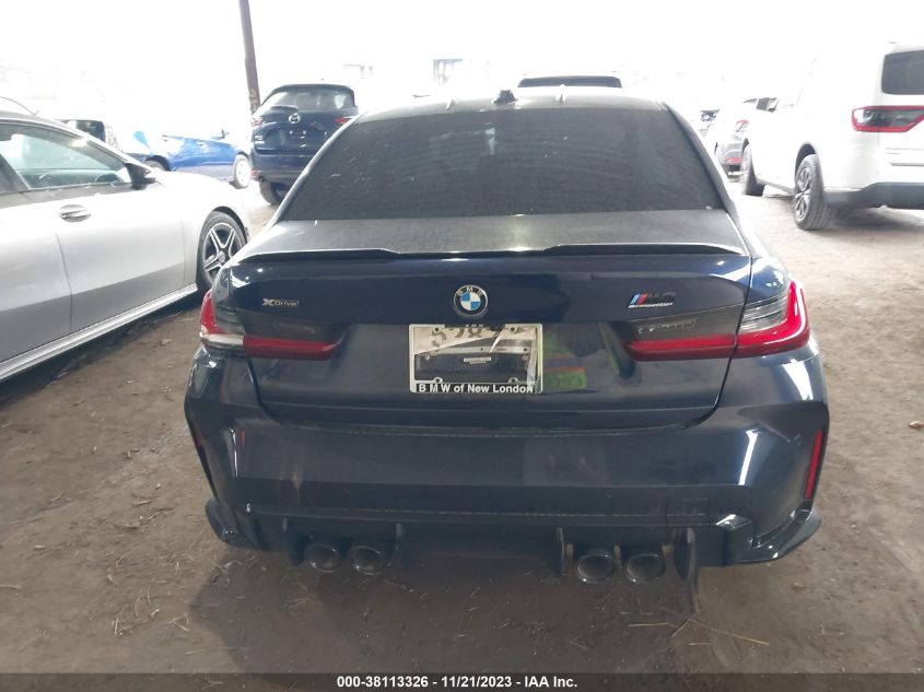 2023 BMW M3 Competition xDrive VIN: WBS43AY07PFP72790 Lot: 40524182